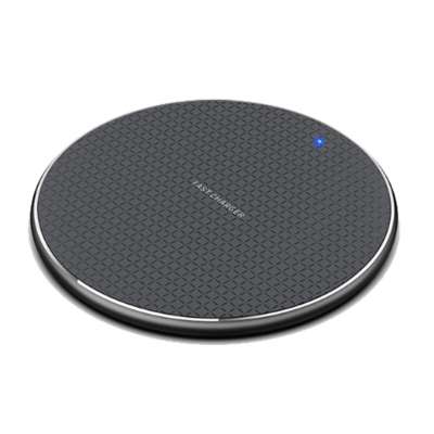 Top Seller 2020 Aluminum Round Fast 10W Quick Charging Wireless Charger For phone 8 8PLUS X XS XR 11 Pro